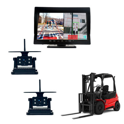 Car Reversing Aid Rear View Camera, Night Vision Waterproof WiFi Wireless Magnetic Camera with Solar & Battery Power for RV/Truck
