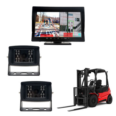 Wide Angle Rear Camera for Heavy Duty Vehicles Focused on Parking Safety