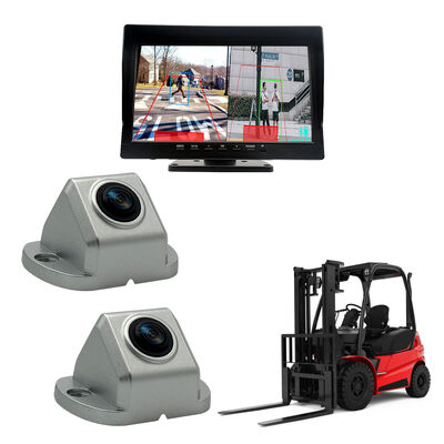 Universal Night Vision Bird View Backup Camera with Blind Spot Detection for Van Bus Truck Waterproof IP68 Parking Assistance