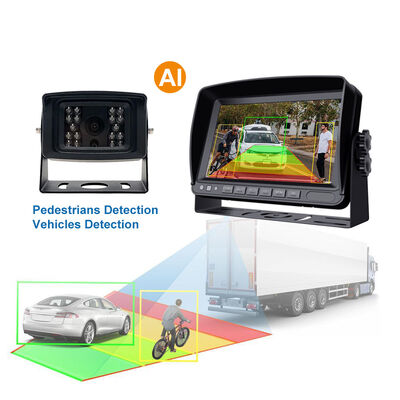 Wide Angle Rear Camera for Heavy Duty Vehicles Focused on Parking Safety