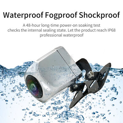 2-in-1 Universal Reverse Backup Camera, IP67 Waterproof Front/Side/Rear View Cam with 2 Installation Options OEM