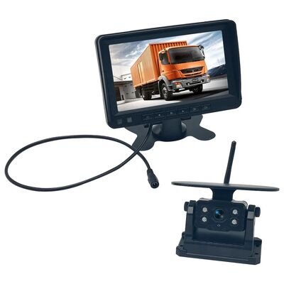 Wireless Solar Powered Car Backup Camera with Magnetic Mount, WiFi, Night Vision and Waterproof Design