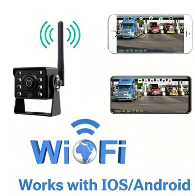 12-24V Universal Truck WiFi Camera, Mobile Internet, Bus Mounted Waterproof Wireless Camera, HD Infrared Night Vision for MAN