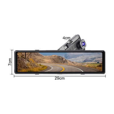 WIFI 4CH Rearview Mirror Dashcam, 11.26 Inch 1080P Car DVR with GPS & Night Vision, Vehicle Monitoring Mirror Camera for Toyota OEM