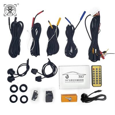 1080P HD 360 Panoramic Camera with Night Vision and 360 Degree Coverage for Surround View Monitoring