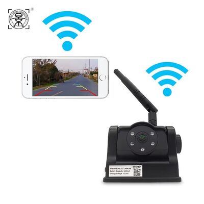 Wireless WiFi Backup Camera with 140° Adjustable Wide Angle 720P HD Resolution and IP67 Waterproof Dustproof for Trucks and RVs