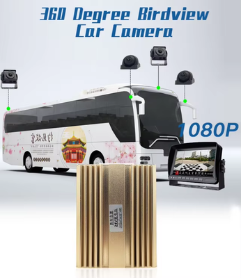 4 Channel 360 Degree Panoramic View Heavy Duty Truck Camera System with Surround View Monitoring