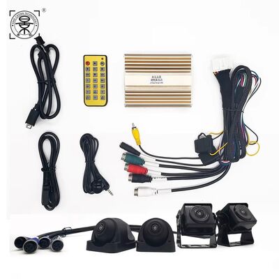 4 Channel 360 Degree Panoramic View Heavy Duty Truck Camera System with Surround View Monitoring