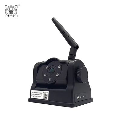 AHD 1080P Solar Wireless AI Backup Camera with Night Vision for Trucks, Buses, RVs and Commercial Vehicles