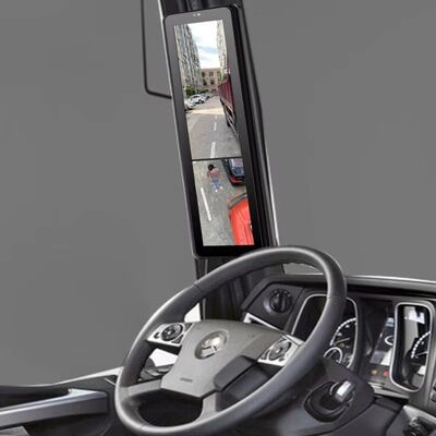 Large 15.88Inch 2.5D Touch Screen Electronic Rearview Mirror With Waterproof Reverse Backup Camera Monitor for Yutong Bus