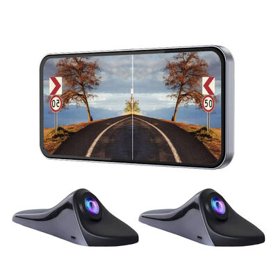 Dual Wireless Shark Fin Blind Spot Camera with Infrared Night Vision, IP67 Waterproof, and 120 Degree View Angle for Toyota, Ford, VW, BMW