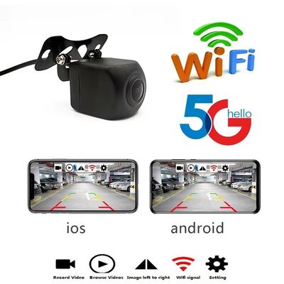5G WiFi Wireless Backup Camera with HD 720P/1080P Resolution and IP67 Waterproof for Universal Vehicles