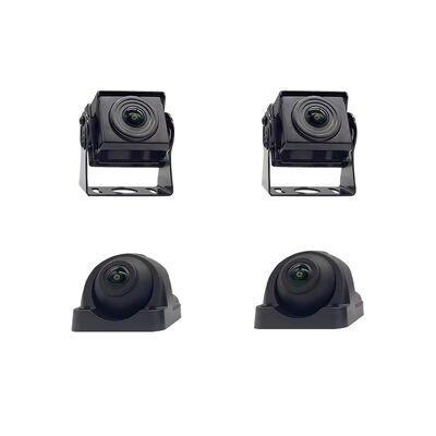 4-Channel DVR Monitor 1080P HD AHD Camera System Quad Screen Rearview CCTV Backup Camera for Scania Bus & Truck