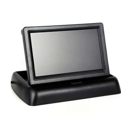5 Inch TFT LCD Foldable Car Rear View Monitor with Adjustable Screen Viewing Angle for Reverse Backup