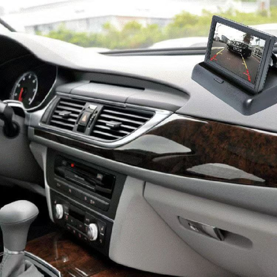 4.3" Digital TFT LCD Foldable Screen Monitor, Car Reverse Rear View Camera Display for Volkswagen Car Wholesale