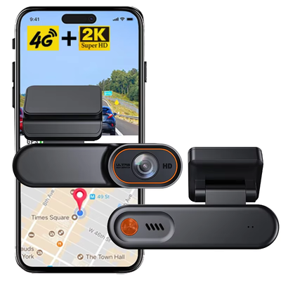 4G LTE 2K HD Smart Dash Cam with Real-time Remote Monitoring GPS Car DVR Camera for Vehicles