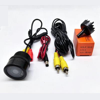 28mm IR HD CCD Car Rear View Reversing Camera Waterproof Night View Towbar Bumper Parking Camera 1 Year Warranty
