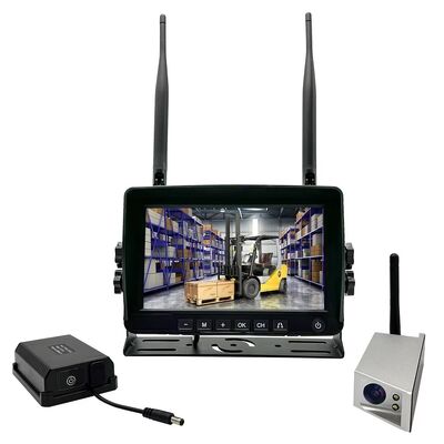7 Inch IPS Monitor Wireless Forklift Camera System with IP68 Waterproof and IR Night Vision for Forklift Safety