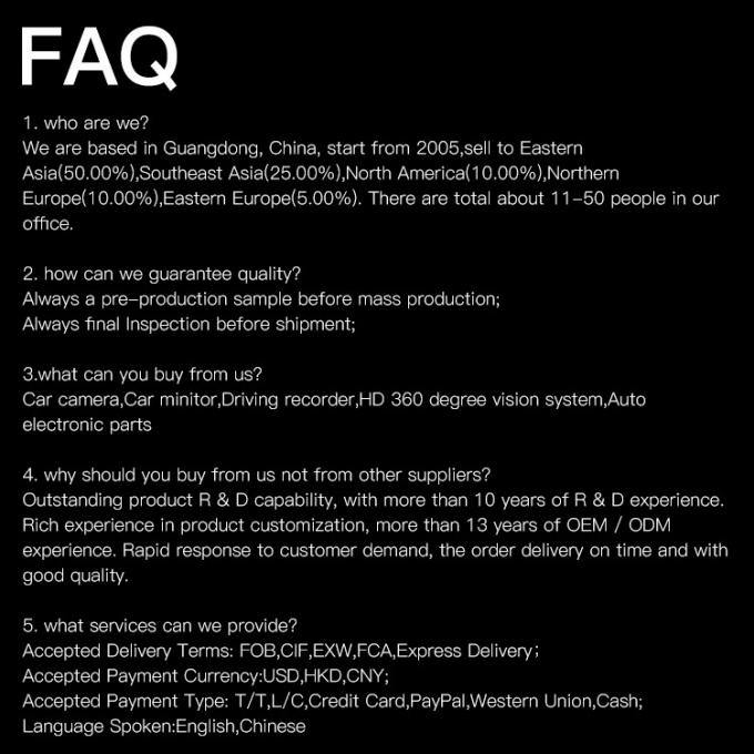 Wireless RV Trailer Vehicle Side View Cameras System DC12V DC24V IP68